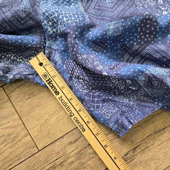 J. Mclaughlin Mens Size 36 Blue Patchwork Shorts - Picture 12 of 12